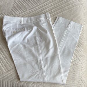 Talbots Ladies White straight leg slacks